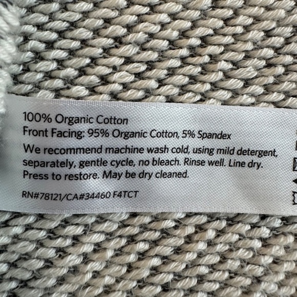 Eileen Fisher Ash Organic Cotton Twisted Terry Moto Jacket Womens XL Minimalist - Picture 15 of 16